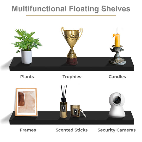 Extra Long Floating Shelves (Set of 3)