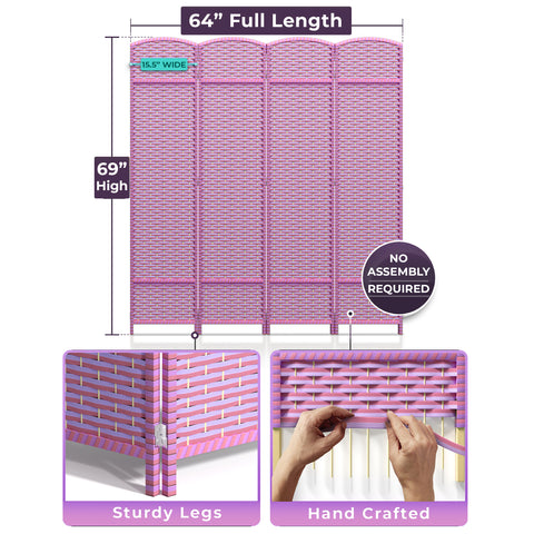 Room Divider Screen Panels (8-6-4 Panel)
