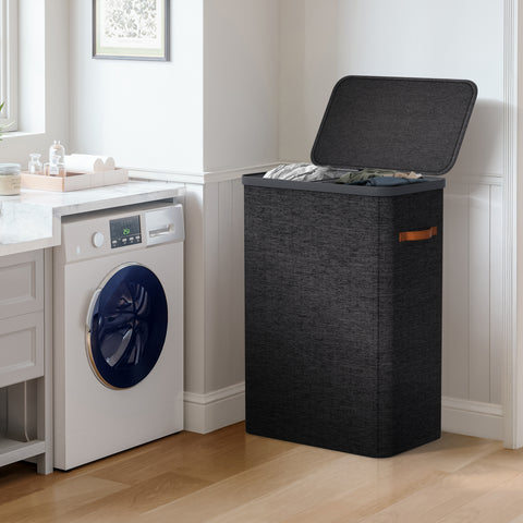 Collapsible Laundry Hamper with Lid - Sorbus Home