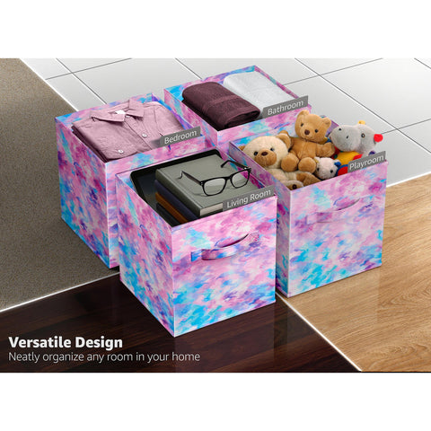 11" Cube Storage Bins (6 Pack)