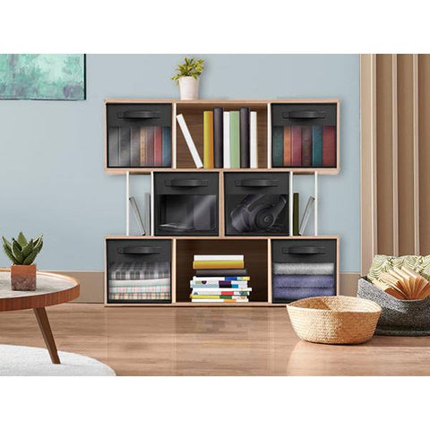 13" Large Storage Bin with Clear Window – 6-Pack