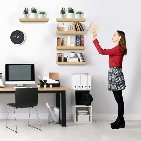 Wall Mounted Floating Shelves (5 Pack)