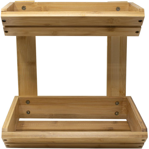 Bamboo Basket Stand (2 Tier)