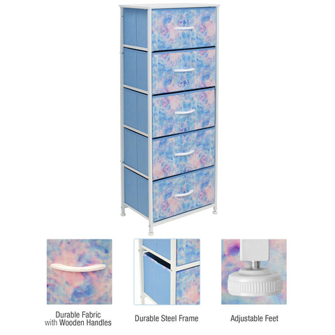 5-Drawer Tower Nightstand - Colors