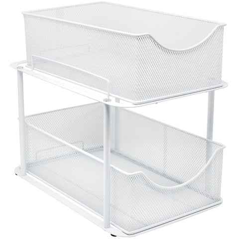 Mesh Sliding Drawers Baskets (2 Tier)