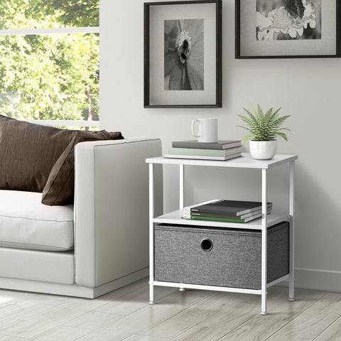 1-Drawer Nightstand Table