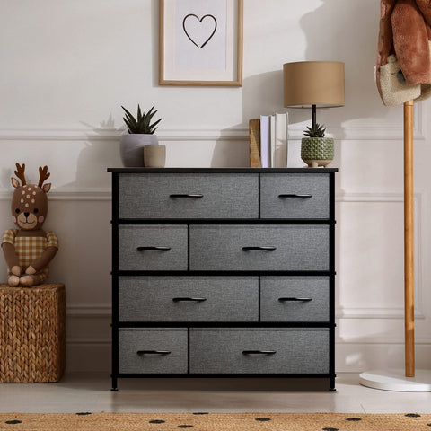 8 Drawer Wide Dresser