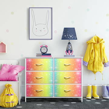 Kids Dresser with 6 Drawers Kids Dresser with 6 Drawers