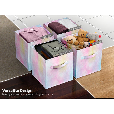 11" Cube Storage Bin (Single Pack Tie-Dye)