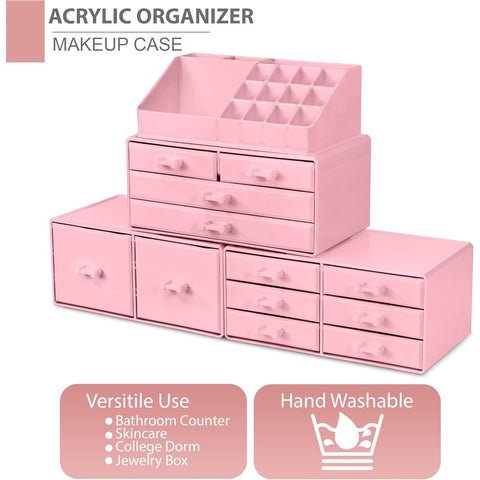 Stackable Makeup Organizer (12 Drawer)