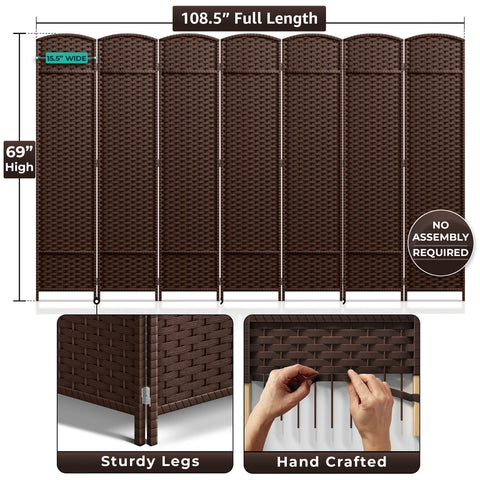 Panel Room Divider (Double Hinged)
