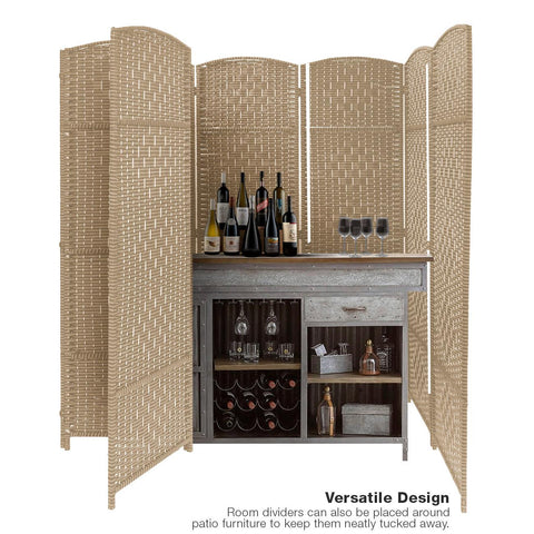 8 Panel Room Divider (Double Hinged)