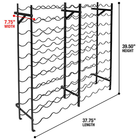100 Bottle Wine Rack Stand