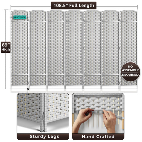 Panel Room Divider (Double Hinged)