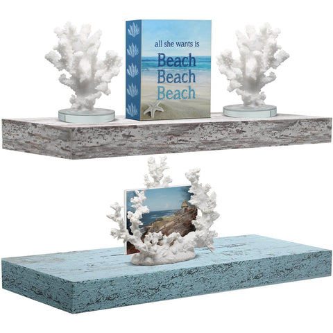 Coastal Floating Shelves (2 Pack)