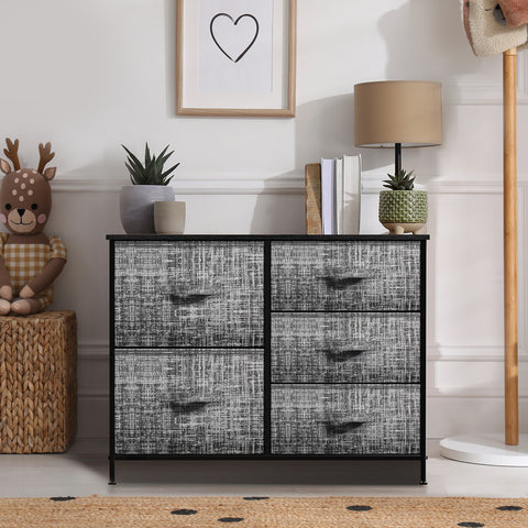 5 Drawer Dresser Nightstand