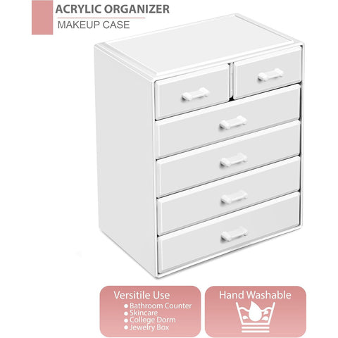 Makeup Organizer Tall (6 Drawer)