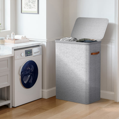 Collapsible Laundry Hamper with Lid - Sorbus Home