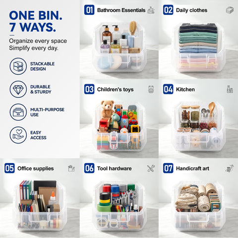 Open Front Garage Storage Bin (Extra-Large)