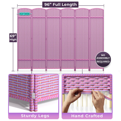 Room Divider Screen Panels (8-6-4 Panel)