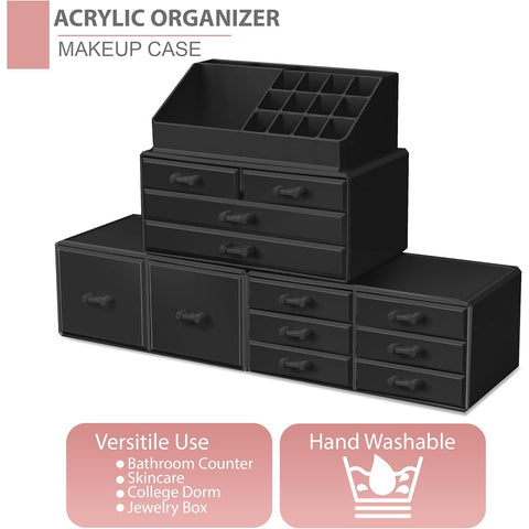 Stackable Makeup Organizer (12 Drawer)