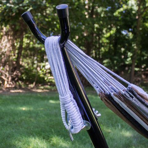 Double Hammock with Steel Stand