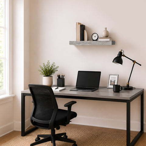 Wall Mounted Floating Shelf (1-Piece)