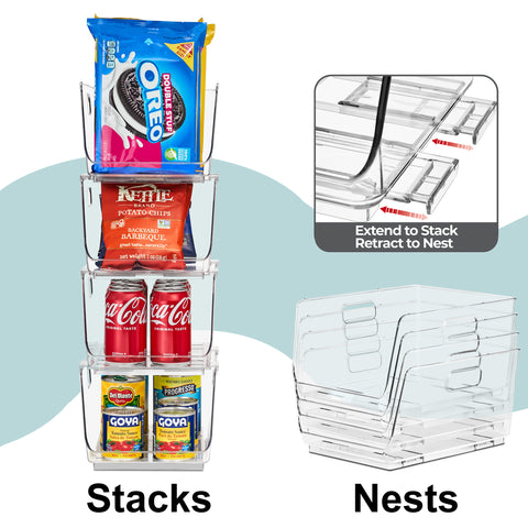 Open Front Bins Set