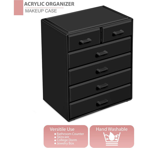 Makeup Organizer Tall (6 Drawer)