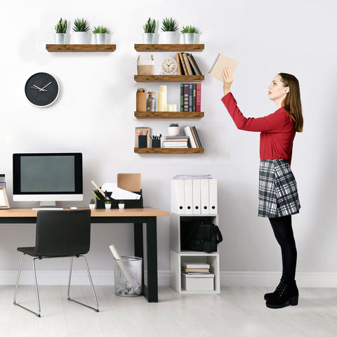 Wall Mounted Floating Shelves (5 Pack)