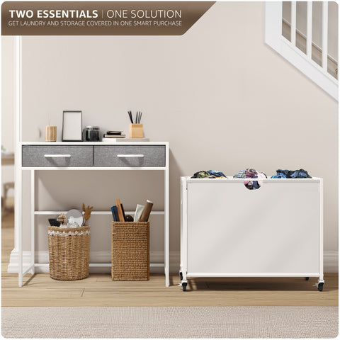 Pull-Out Laundry Hamper with Wheels
