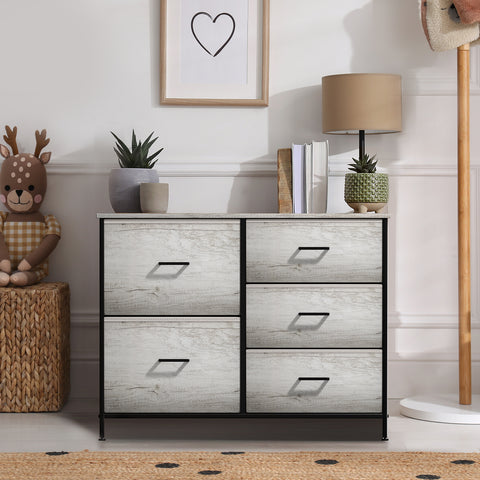 5 Drawer Dresser Nightstand