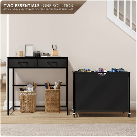 Pull-Out Laundry Hamper with Wheels