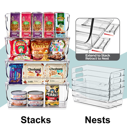 Open Front Storage Bins