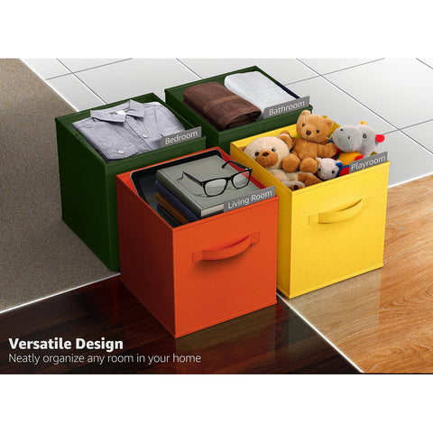 11" Cube Storage Bins (6 Pack)