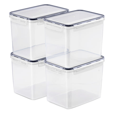 Large Narrow Food Storage Containers (Pack of 4)