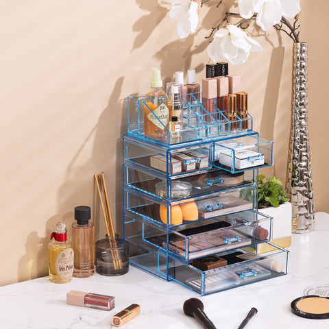 Makeup Organizer Set Tray (6 Drawer)