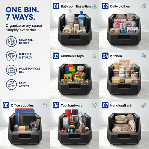 Open Front Garage Storage Bin (Extra-Large)
