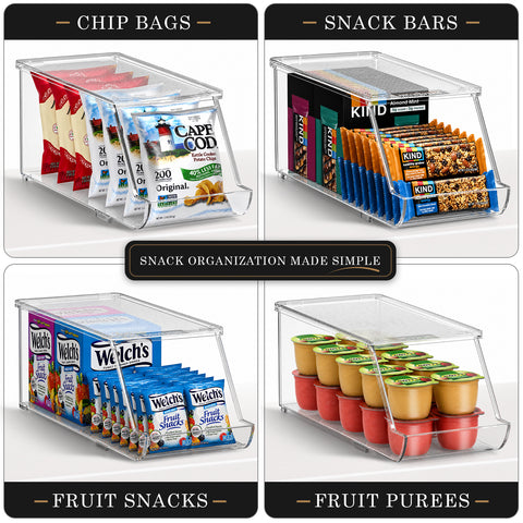 Open Front Snack Bins