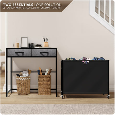 Pull-Out Laundry Hamper with Wheels