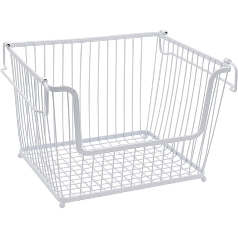 Iron storage basket with handle (Set of 2)