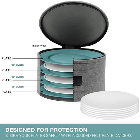 Dinnerware Storage Container Set (4 Pc)