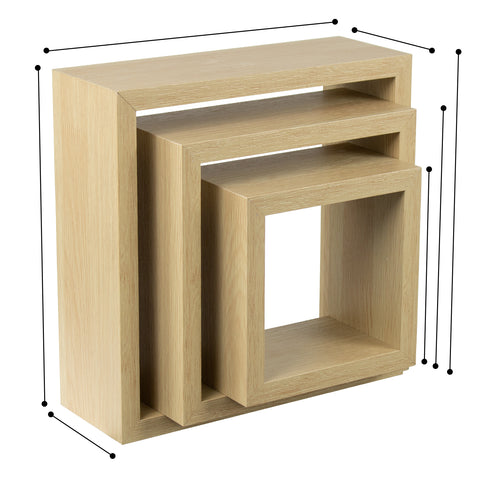 Square Floating Shelf (Set of 3)