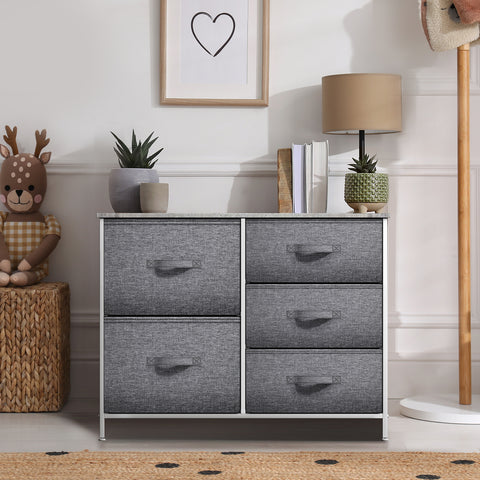 5 Drawer Dresser Nightstand