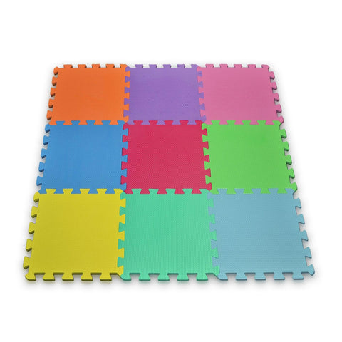 Floor Play Mat Interlocking Set (9 Pc)