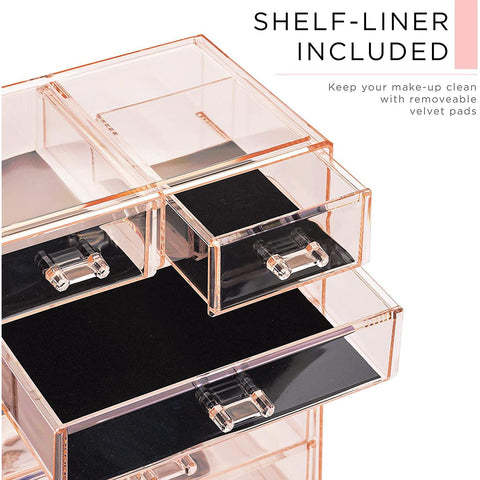 Makeup Organizer Set Tray (6 Drawer)