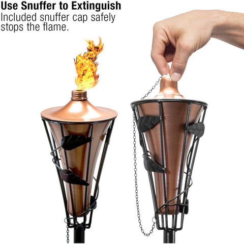 Matney refillable metal torches (4 Pack)