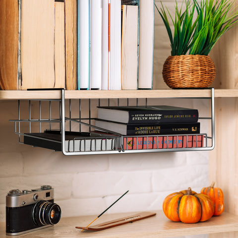 Under Cabinet Multipurpose Storage Metal Shelf