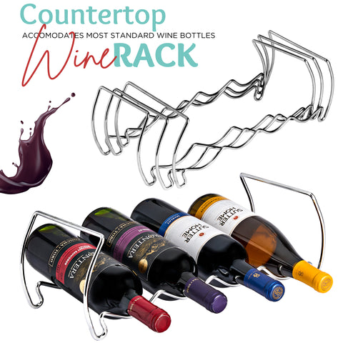 12 Bottle Metal Detachable Wine Rack (3 Tier)