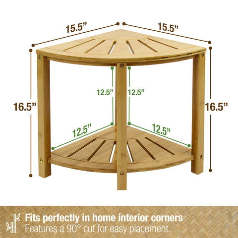 Bamboo Corner Bench